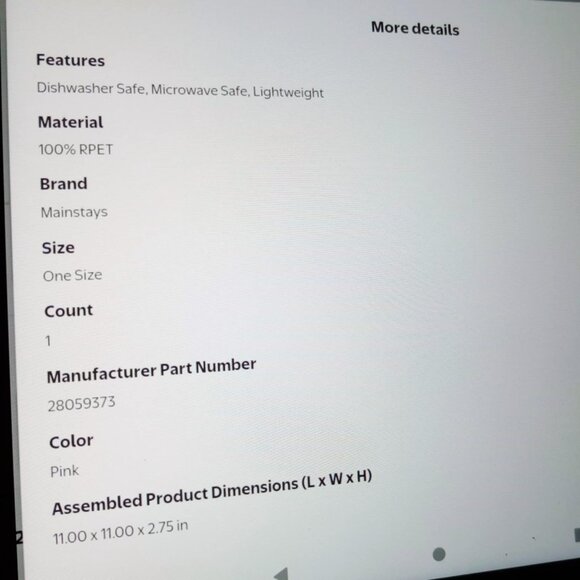 Bridal Shower Dinnerware!NEW!!!Mainstays Dinnerware. Service for 4 NEW!! - Picture 5 of 5